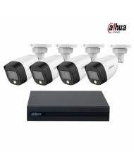 Trọn bộ camera Dahua 4 kênh, đầu ghi XVR1B04-I, mắt camera HFW1239CP-LED hoặc HFW1239CP-A có mic, phụ kiện