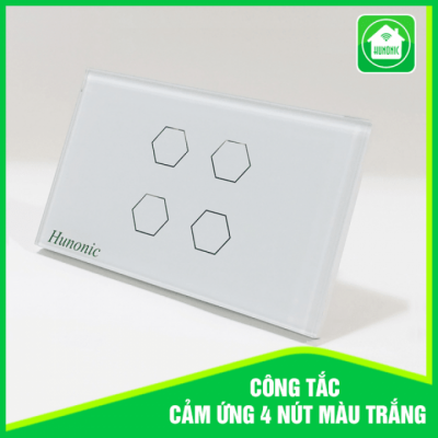 Công tắc wifi cảm ứng không viền HUNONIC