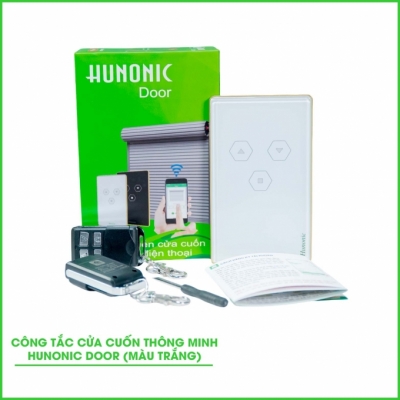 Công tắc cửa cuốn thông minh HUNONIC Door màu trắng