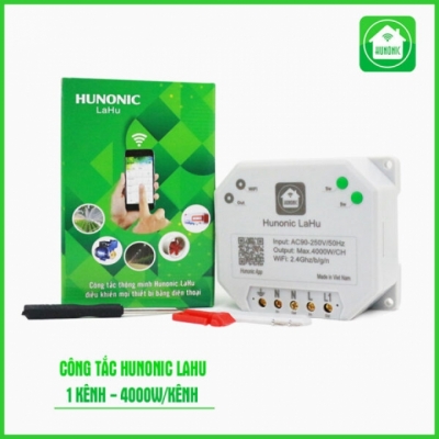 Công tắc HUNONIC Lahu 1 kênh công suất 4000W