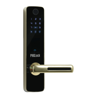 Khoá vân tay thông minh PHG Lock FP7155 Đen - Bạc - Vàng