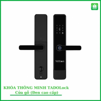 Khoá thông minh HUNONIC TADOLock cửa gỗ (đen cao cấp)