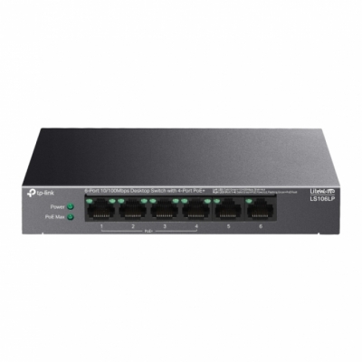 Switch 6 Cổng 10/100Mbps với 4 Cổng PoE TP-LINK LS106LP