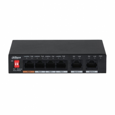 Switch POE 6 cổng DAHUA DH-PFS3006-4ET-36