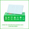 Công tắc cảm ứng wifi HUNONIC Datic 4 nút màu trắng